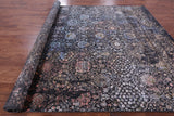 Abstract Modern Handmade Wool & Silk Rug - 9' 1" X 12' 3" - Golden Nile