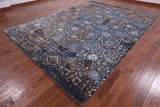 Abstract Modern Handmade Wool & Silk Rug - 9' 1" X 12' 3" - Golden Nile