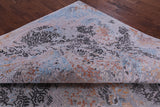 Abstract Contemporary Hand Knotted Wool & Silk Rug - 7' 9" X 10' 3" - Golden Nile