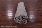 Abstract Contemporary Hand Knotted Wool & Silk Rug - 7' 9" X 10' 3" - Golden Nile