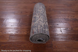 Abstract Contemporary Hand Knotted Wool & Silk Runner Rug - 2' 6" X 11' 11" - Golden Nile