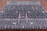 Grey Persian Ziegler Hand Knotted Wool & Silk Rug - 8' 9" X 12' 1" - Golden Nile