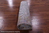 Contemporary Handmade Wool & Silk Rug - 9' 0" X 12' 2" - Golden Nile