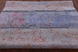 Abstract Modern Hand Knotted Wool & Silk Rug - 7' 11" X 10' 5" - Golden Nile