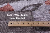 Tribal Moroccan Hand Knotted Wool & Silk Rug - 8' 1" X 10' 1" - Golden Nile