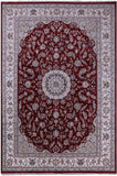 Persian Nain Hand Knotted Wool & Silk Rug - 9' 10" X 14' 4" - Golden Nile