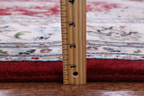 Square Persian Nain Hand Knotted Wool & Silk Rug - 8' 11" X 9' 1" - Golden Nile