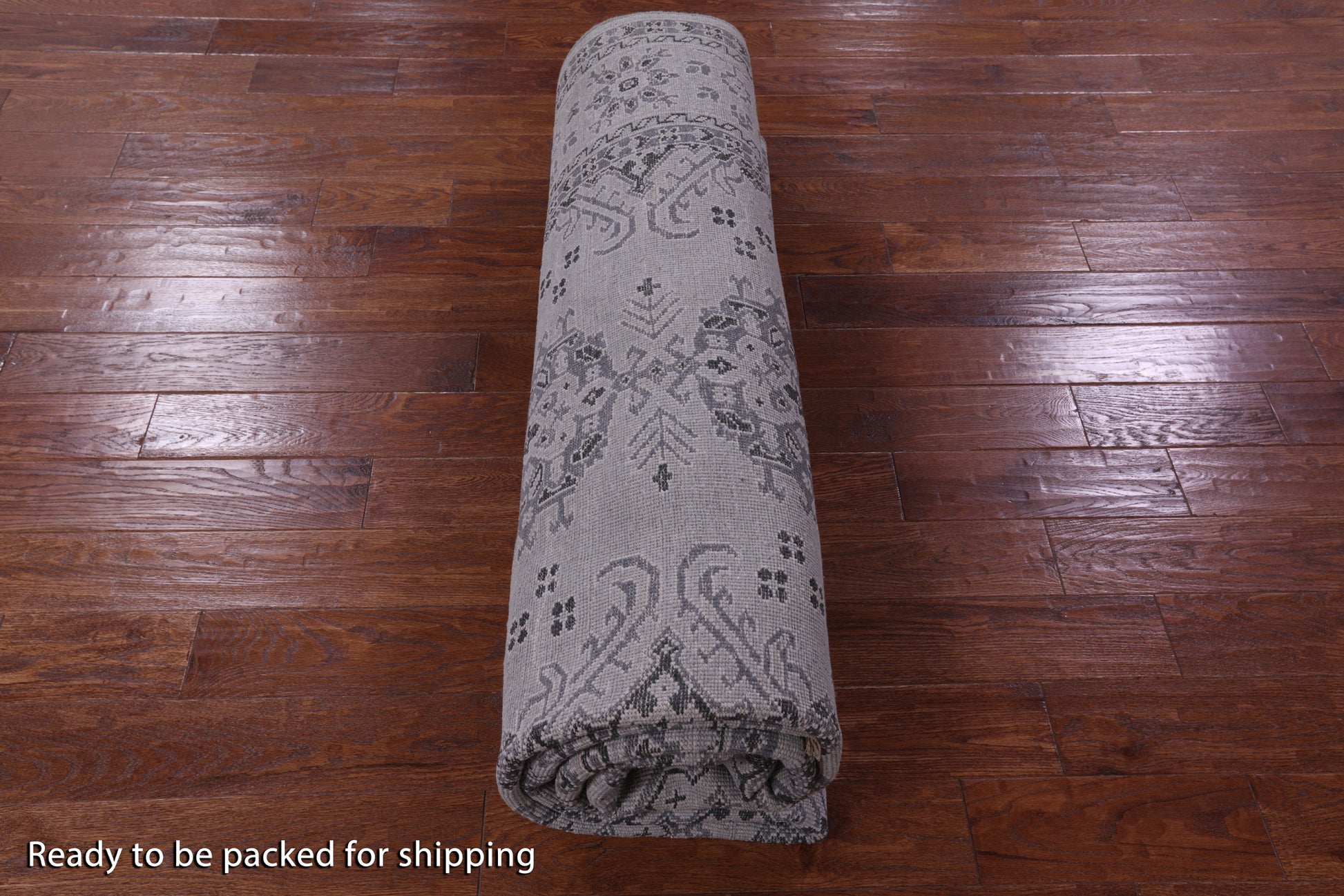 Turkish Oushak Hand Knotted Wool Rug - 8' 3" X 9' 11" - Golden Nile