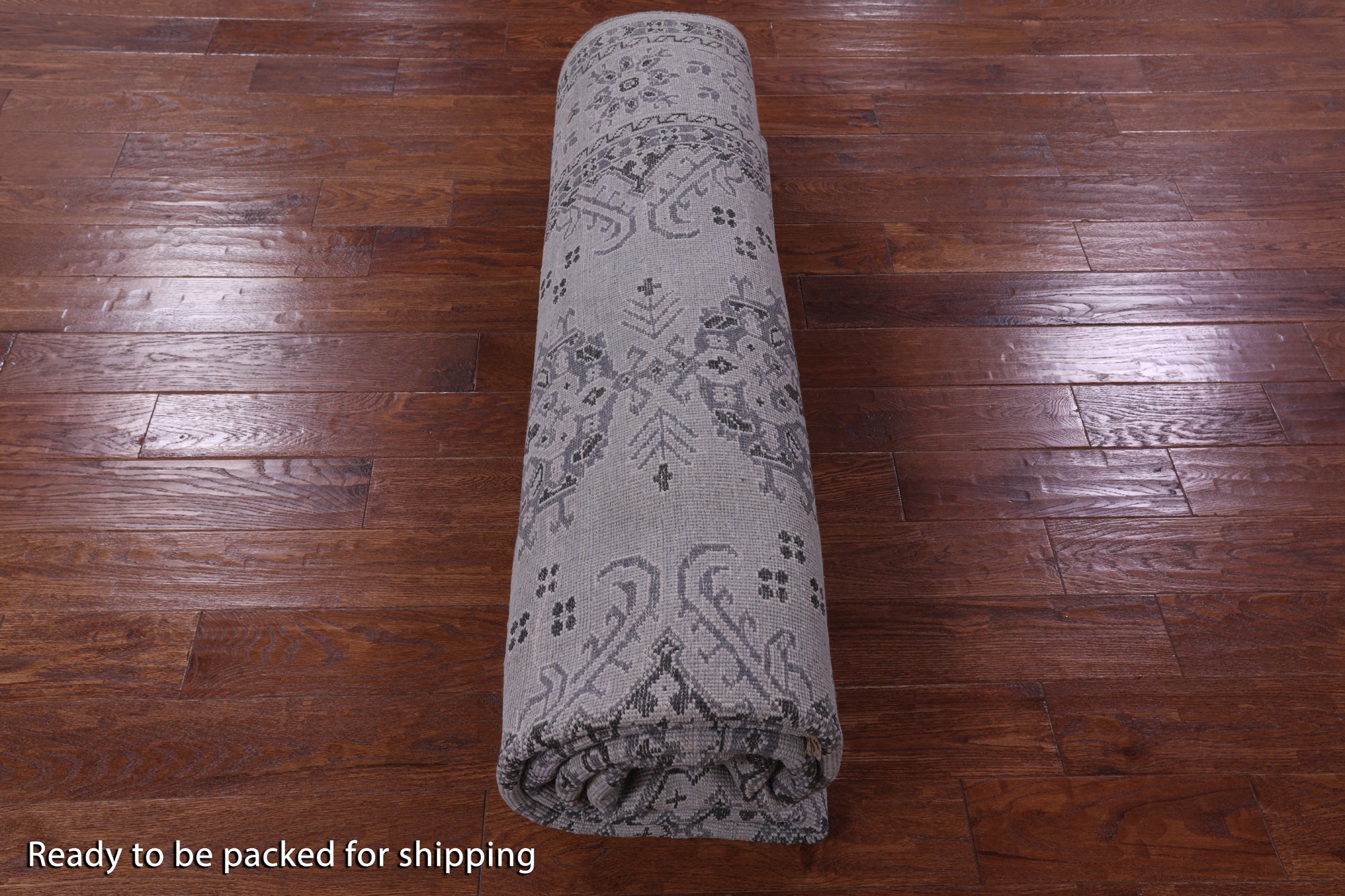 Turkish Oushak Hand Knotted Wool Rug - 8' 3" X 9' 11" - Golden Nile