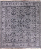 Turkish Oushak Hand Knotted Wool Rug - 8' 3" X 9' 11" - Golden Nile