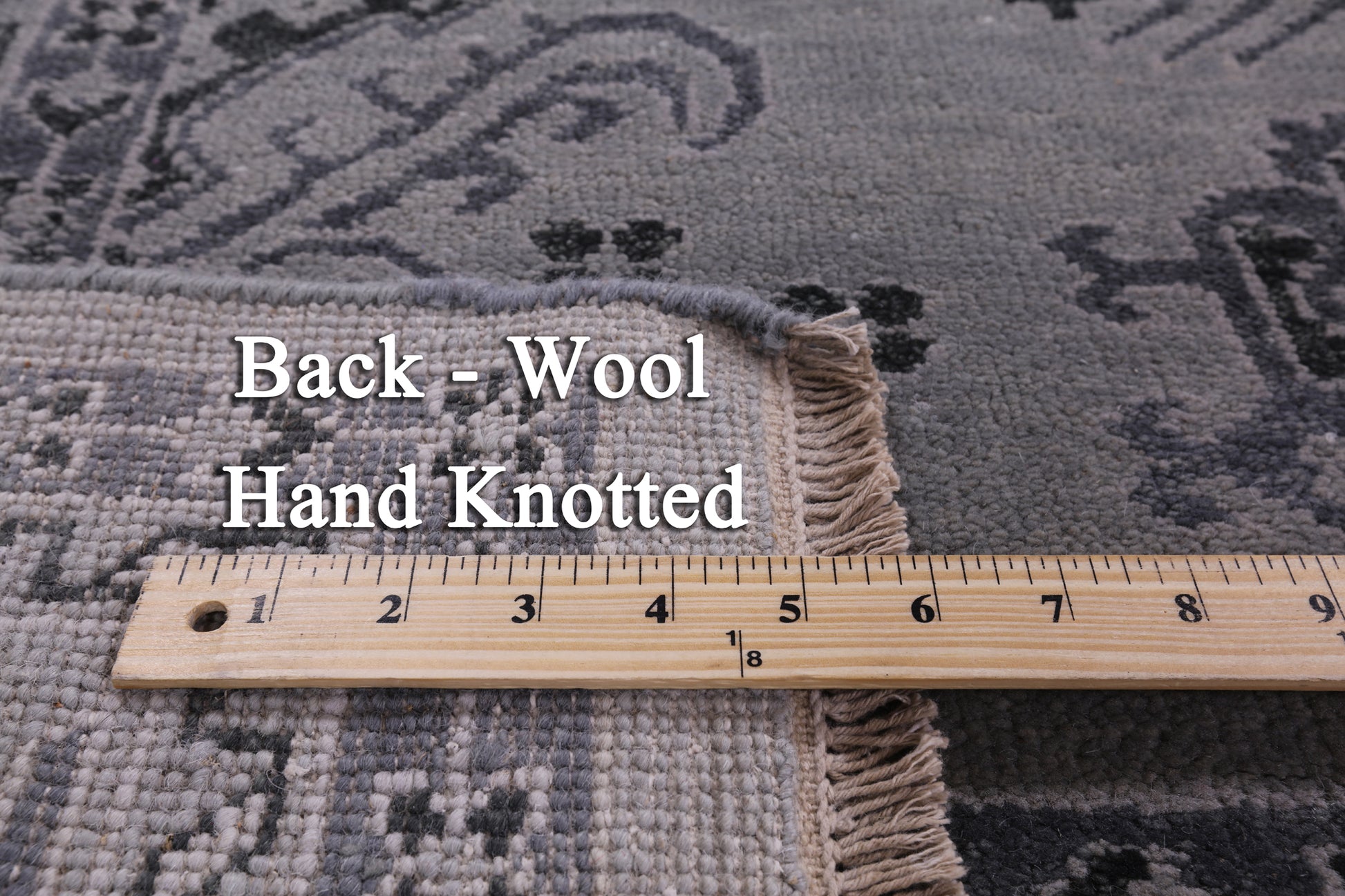 Turkish Oushak Hand Knotted Wool Rug - 8' 3" X 9' 11" - Golden Nile