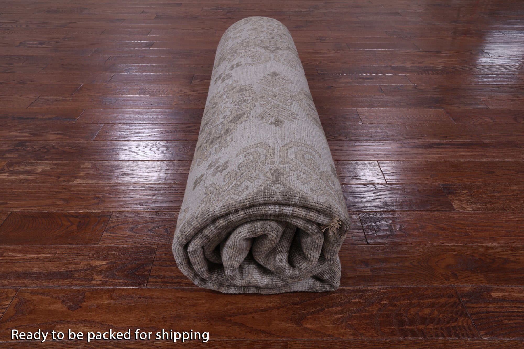 Turkish Oushak Hand Knotted Wool Rug - 8' 1" X 9' 10" - Golden Nile