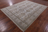 Turkish Oushak Hand Knotted Wool Rug - 8' 1" X 9' 10" - Golden Nile