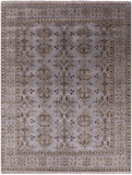 Turkish Oushak Hand Knotted Wool Rug - 8' 11" X 11' 9" - Golden Nile