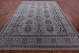 Turkish Oushak Hand Knotted Wool Rug - 8' 11" X 11' 9" - Golden Nile