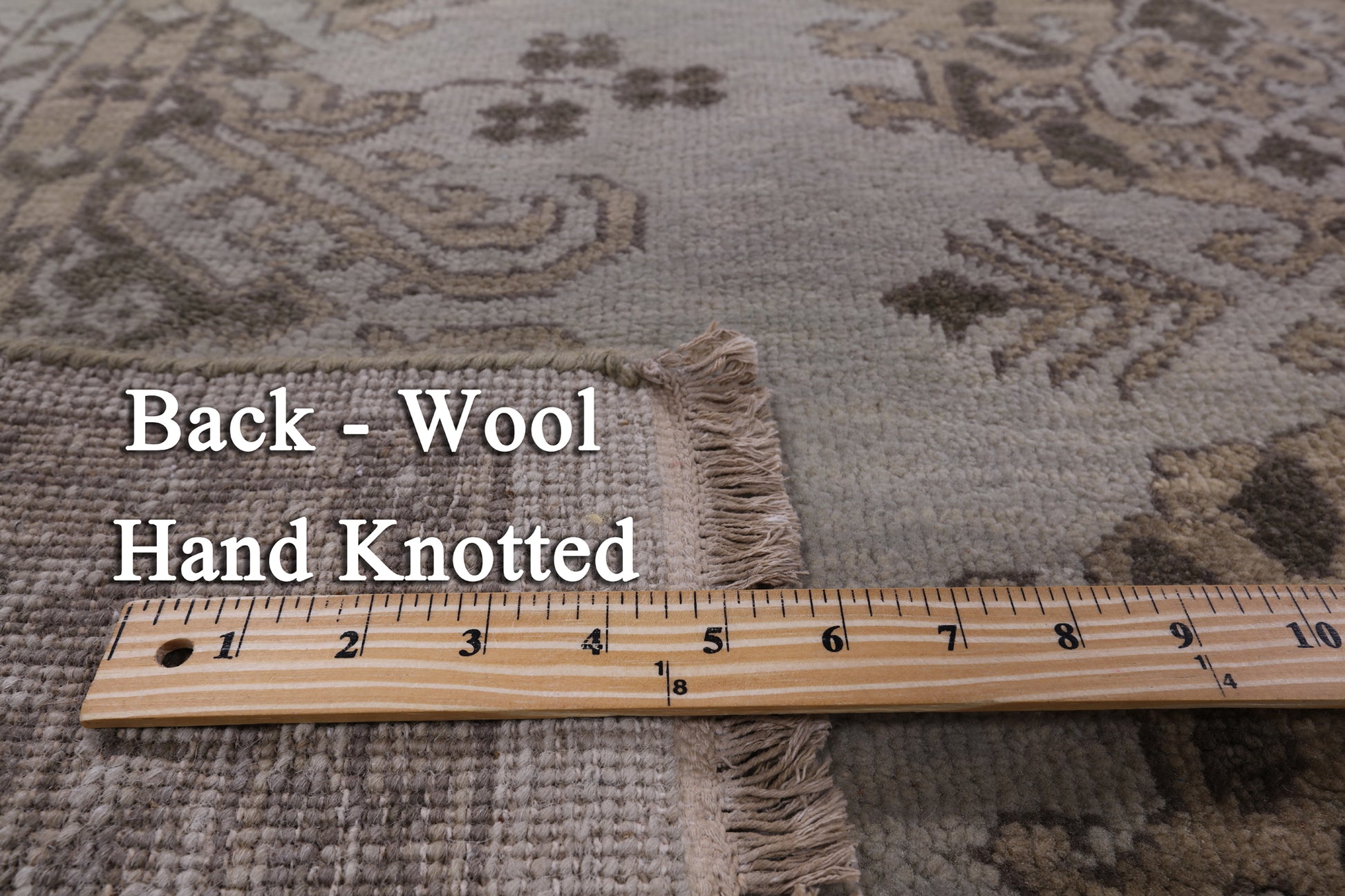 Turkish Oushak Hand Knotted Wool Rug - 7' 11" X 10' 0" - Golden Nile