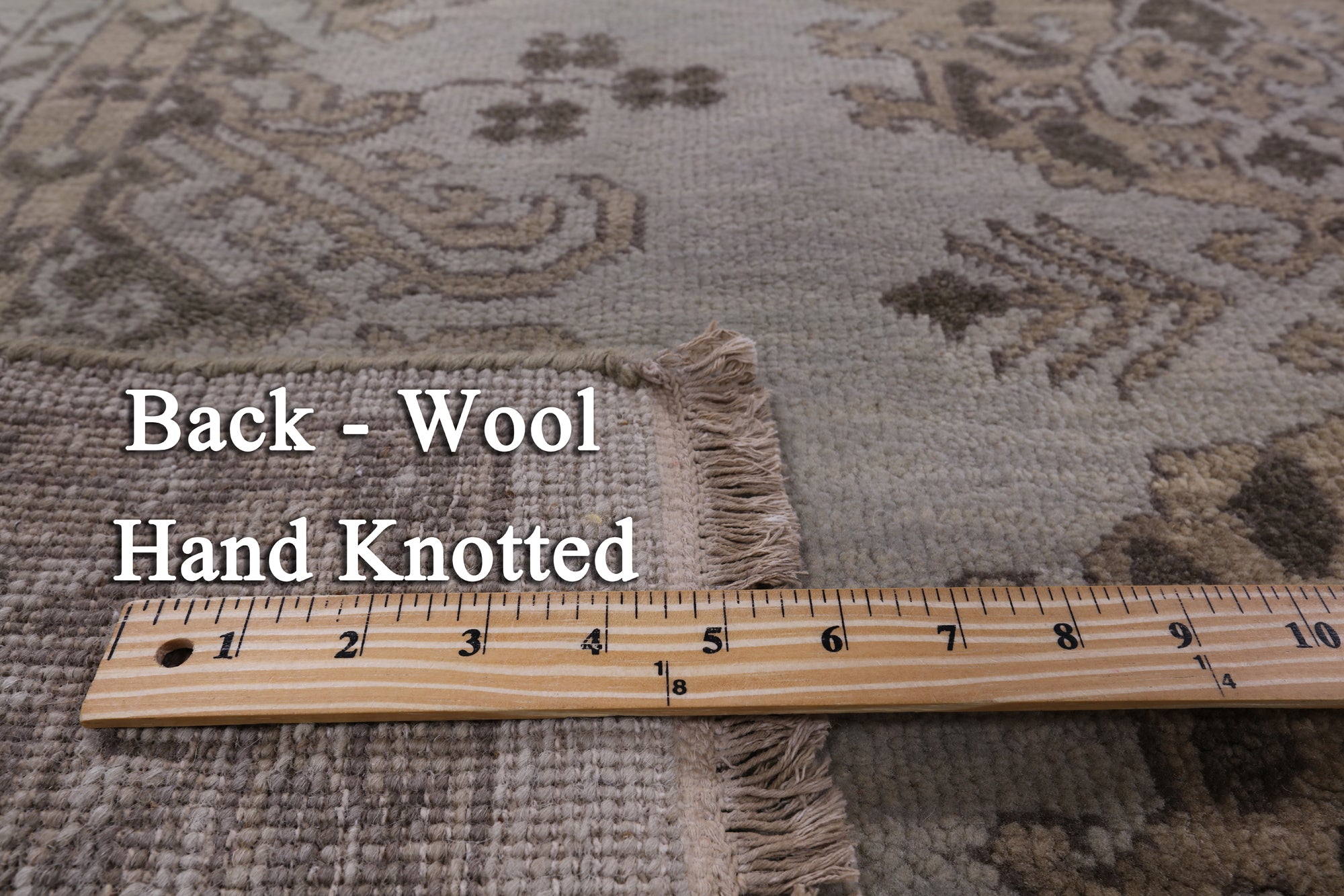 Turkish Oushak Hand Knotted Wool Rug - 7' 11" X 10' 0" - Golden Nile