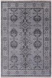 Turkish Oushak Hand Knotted Wool Rug - 6' 0" X 9' 0" - Golden Nile