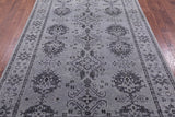 Turkish Oushak Hand Knotted Wool Rug - 6' 0" X 8' 10" - Golden Nile