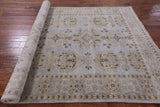 Grey Turkish Oushak Hand Knotted Wool Rug - 6' 0" X 9' 0" - Golden Nile