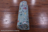 Blue Turkish Oushak Handmade Wool Rug - 9' 1" X 12' 2" - Golden Nile