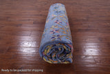 Blue Turkish Oushak Hand Knotted Wool Rug - 9' 2" X 12' 3" - Golden Nile