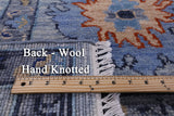 Blue Turkish Oushak Handmade Wool Rug - 9' 1" X 12' 3" - Golden Nile