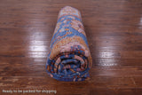 Blue Turkish Oushak Handmade Wool Rug - 9' 1" X 12' 3" - Golden Nile