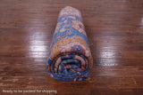 Blue Turkish Oushak Handmade Wool Rug - 9' 1" X 12' 3" - Golden Nile