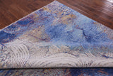 Abstract Contemporary Handmade Wool Rug - 9' 3" X 11' 11" - Golden Nile