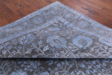 Grey Persian Handmade Wool & Silk Rug - 9' 2" X 12' 3" - Golden Nile