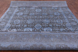 Grey Persian Handmade Wool & Silk Rug - 9' 2" X 12' 3" - Golden Nile