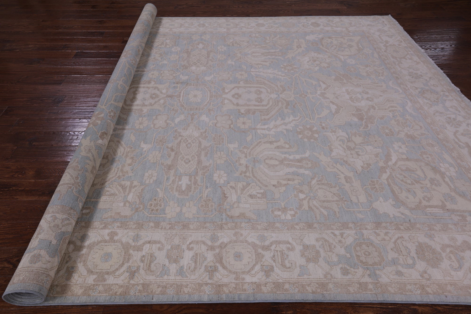 Persian Fine Serapi Handmade Wool Rug - 9' 1" X 12' 0" - Golden Nile
