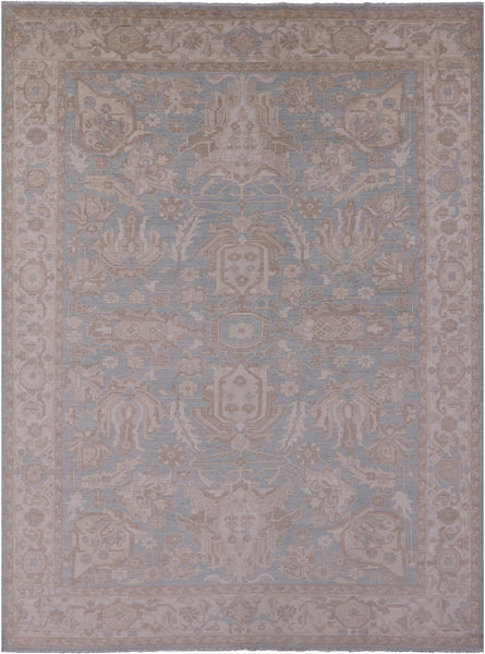 Persian Fine Serapi Handmade Wool Rug - 9' 1" X 12' 0" - Golden Nile