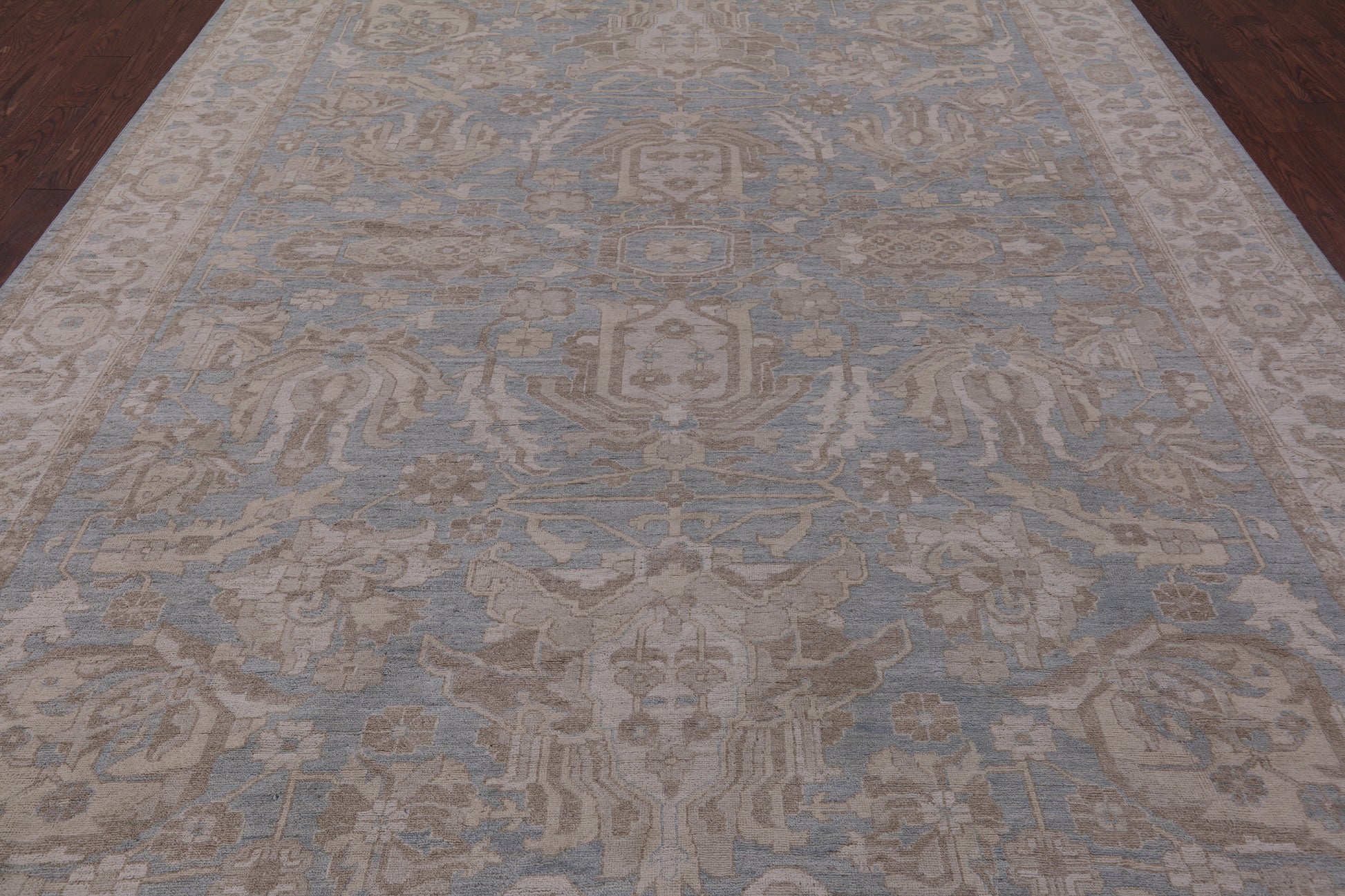 Persian Fine Serapi Handmade Wool Rug - 9' 1" X 12' 0" - Golden Nile