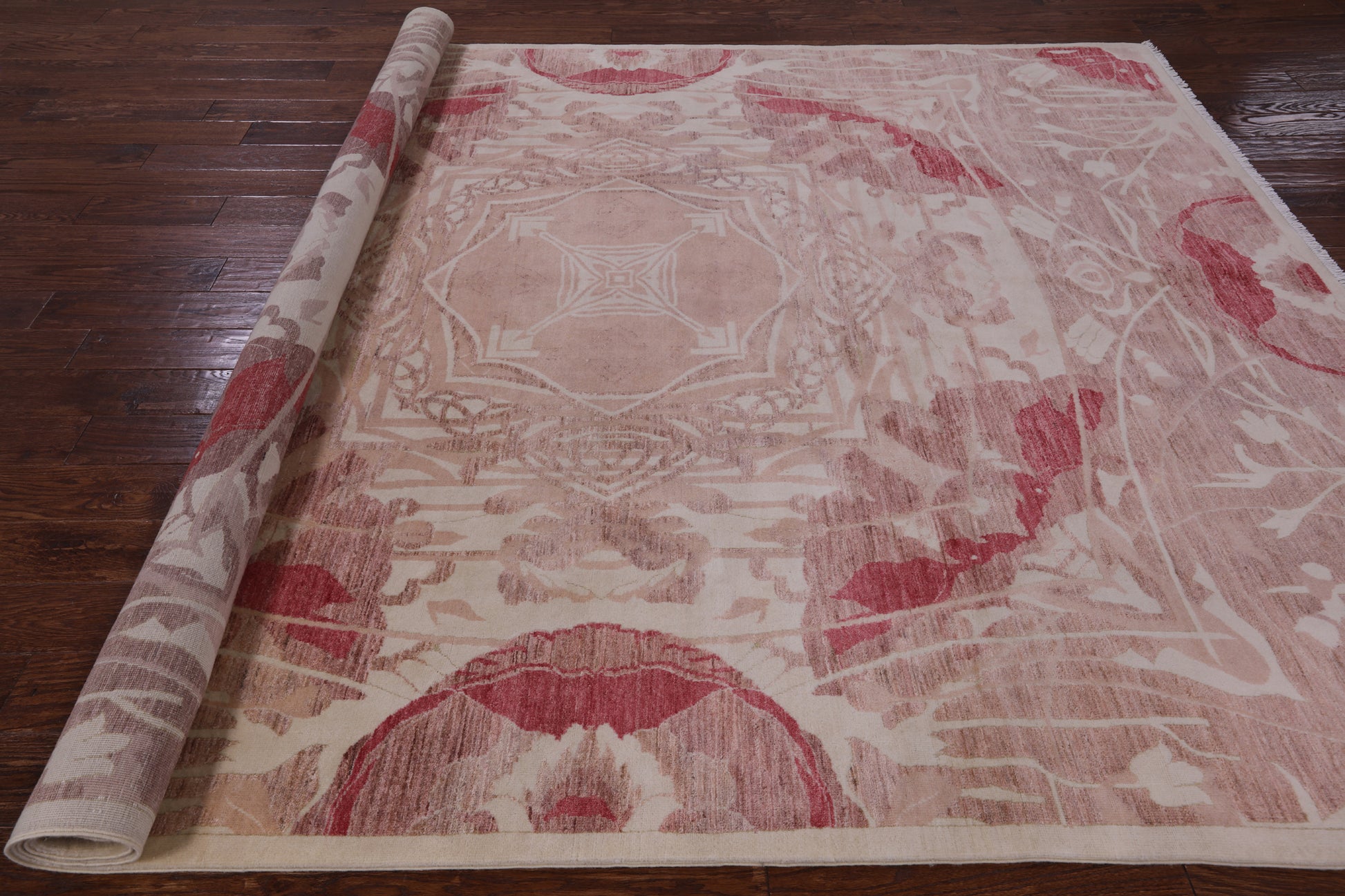 William Morris Hand Knotted Wool Rug - 8' 2" X 10' 2" - Golden Nile