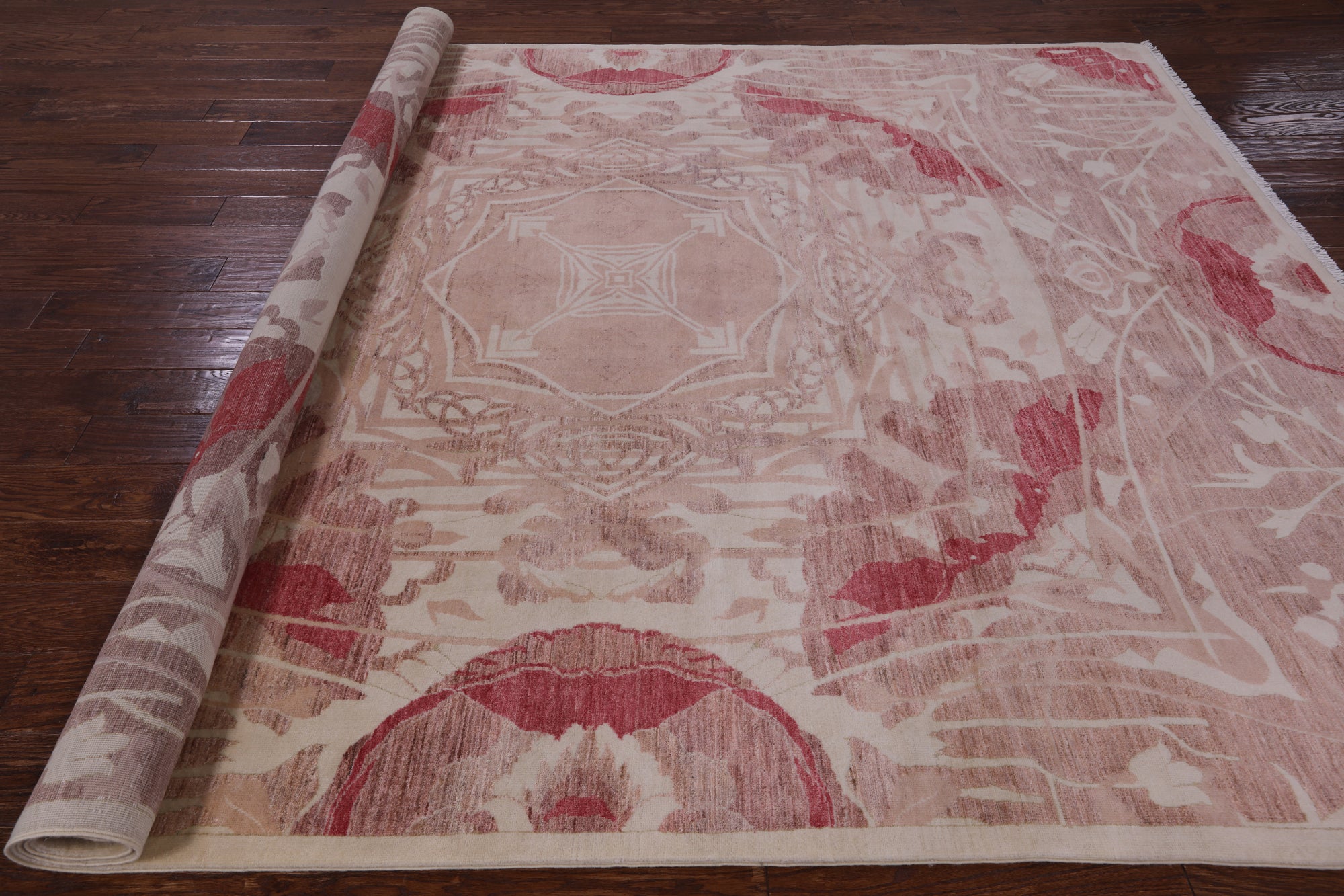 William Morris Hand Knotted Wool Rug - 8' 2" X 10' 2" - Golden Nile