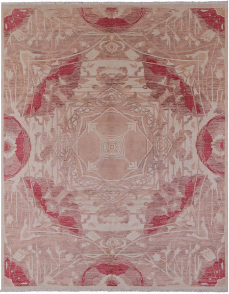 William Morris Hand Knotted Wool Rug - 8' 2" X 10' 2" - Golden Nile