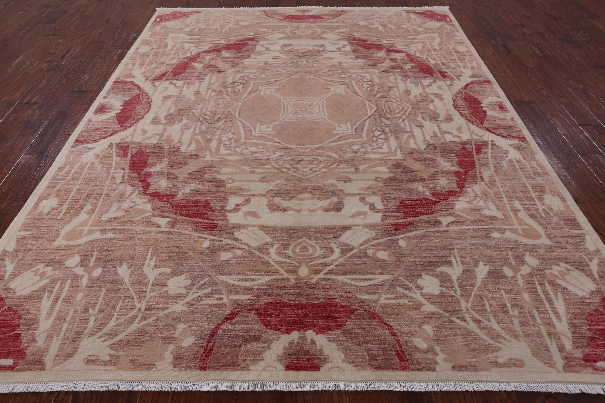 William Morris Hand Knotted Wool Rug - 8' 2" X 10' 2" - Golden Nile