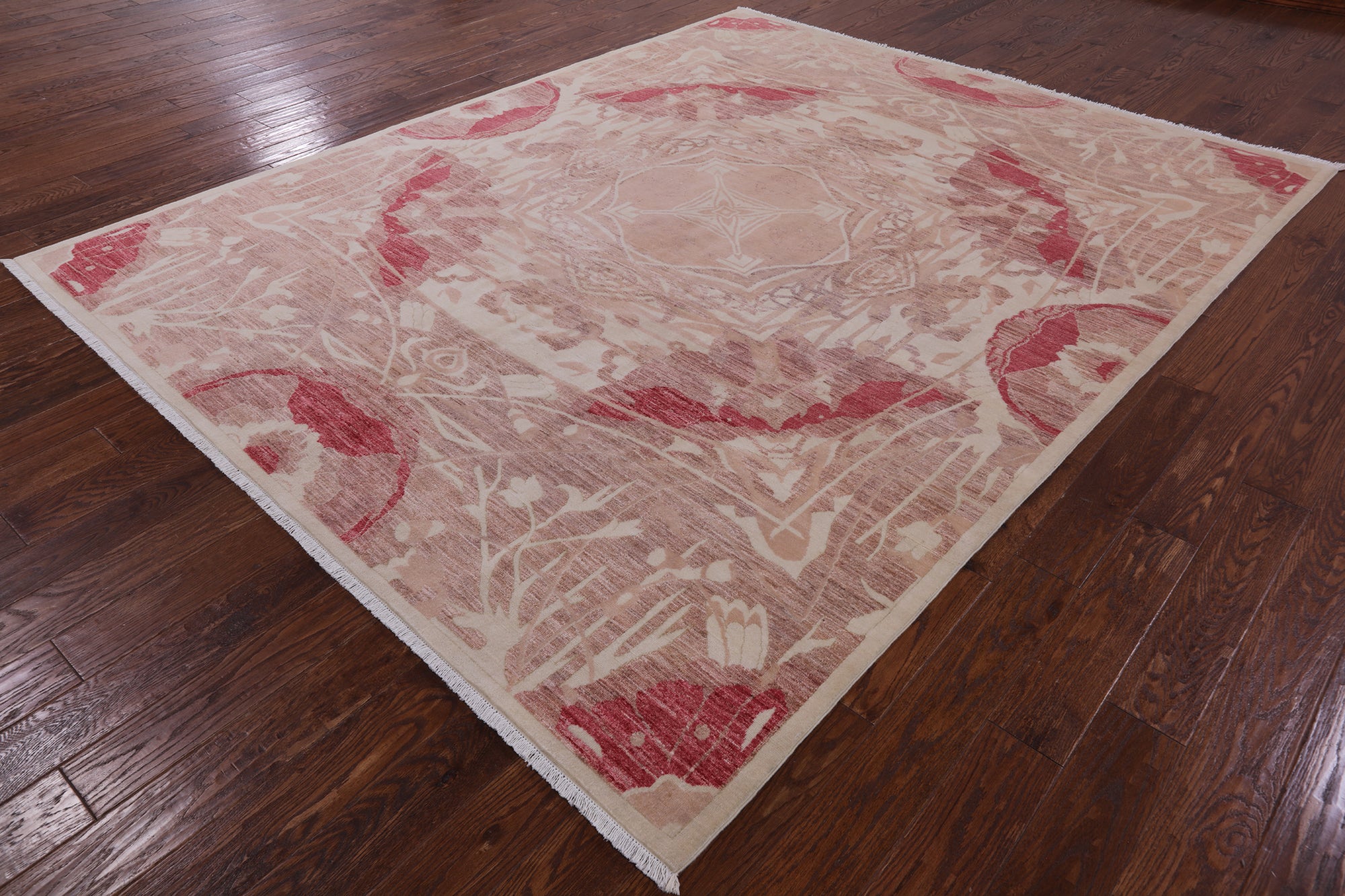 William Morris Hand Knotted Wool Rug - 8' 2" X 10' 2" - Golden Nile