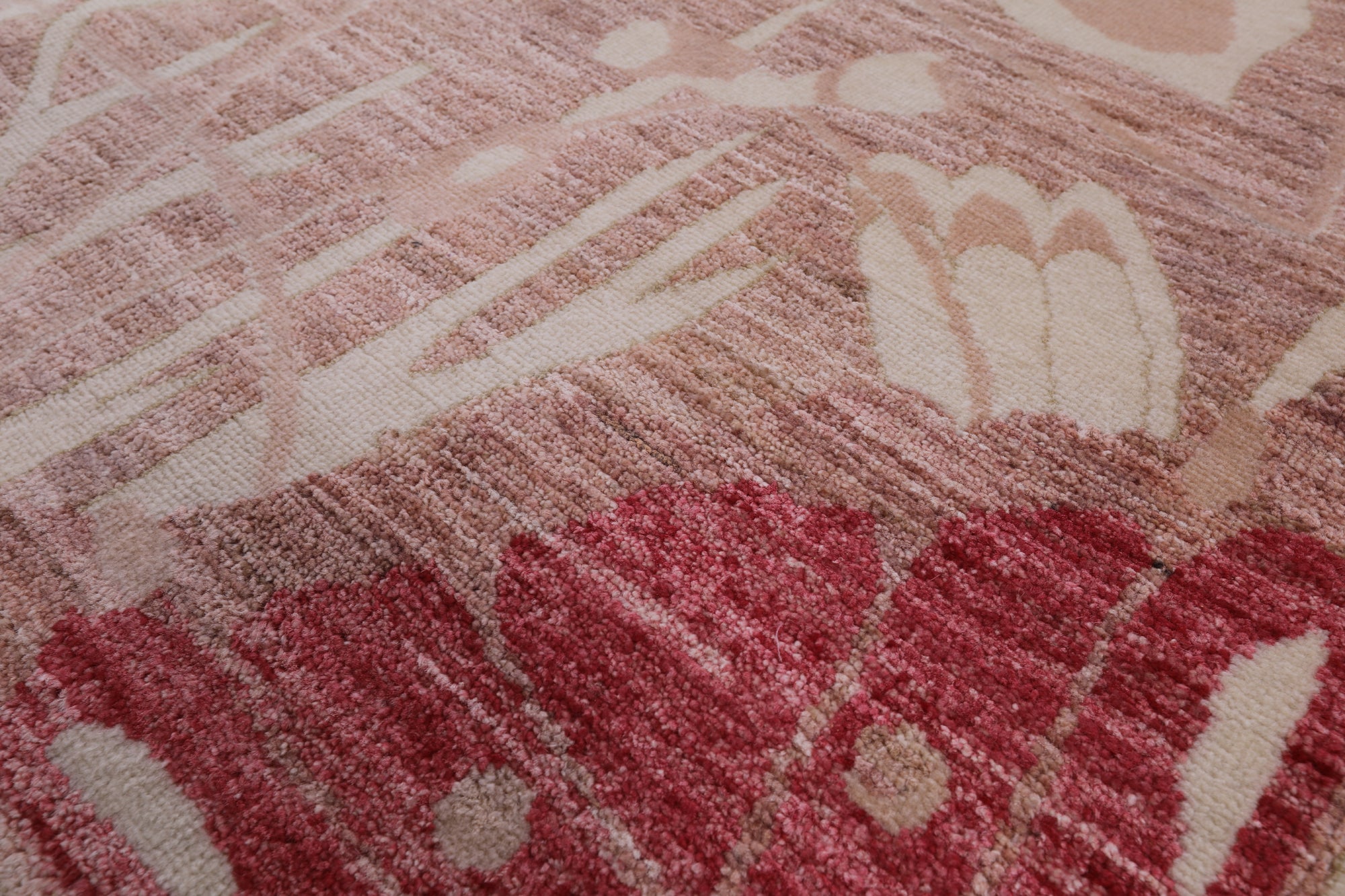 William Morris Hand Knotted Wool Rug - 8' 2" X 10' 2" - Golden Nile