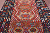 Reversible Kilim Flat Weave Wool On Wool Rug - 6' 9 X 9' 9" - Golden Nile