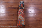 Reversible Kilim Flat Weave Wool On Wool Rug - 6' 9 X 9' 9" - Golden Nile