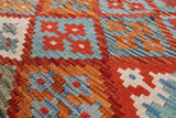 Reversible Kilim Flat Weave Wool On Wool Runner Rug - 2' 8" X 10' 0" - Golden Nile