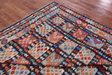 Reversible Kilim Flat Weave Wool on Wool Rug - 8' 3" X 9' 9" - Golden Nile