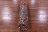 Green Super Kazak Hand Knotted Wool Rug - 9' 1" X 12' 6" - Golden Nile