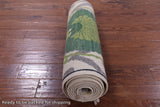 William Morris Hand Knotted Wool Runner Rug - 2' 8" X 10' 5" - Golden Nile