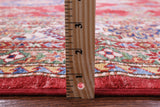 Red Super Kazak Hand Knotted Wool Rug - 9' 0" X 12' 0" - Golden Nile