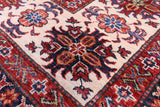 Red Super Kazak Hand Knotted Wool Rug - 8' 8" X 12' 2" - Golden Nile