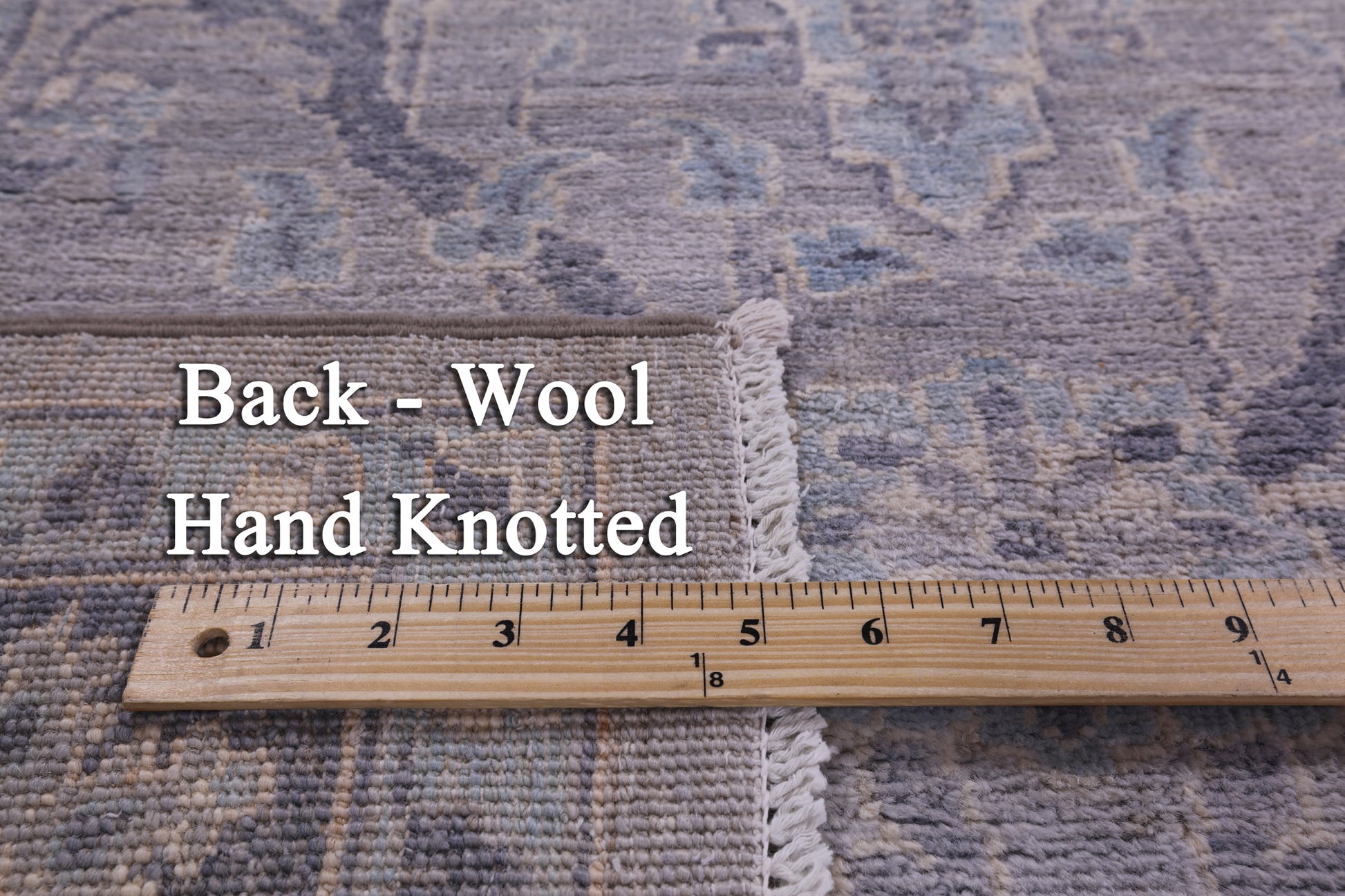 Grey Persian Fine Serapi Hand Knotted Wool Rug - 6' 1" X 9' 0" - Golden Nile